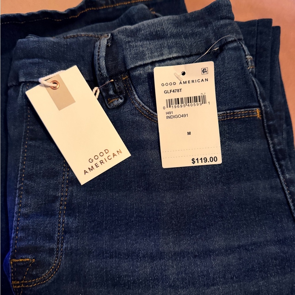 Good American Indigo Denim Pants